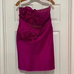 Phoebe couture mini dress bright pink 12